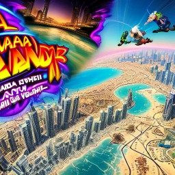 ai generated comic strip of dubai s vibrant adventures in ultra hdr style with iconic landmarks and lively scenes download 2025 04 08t034813 811